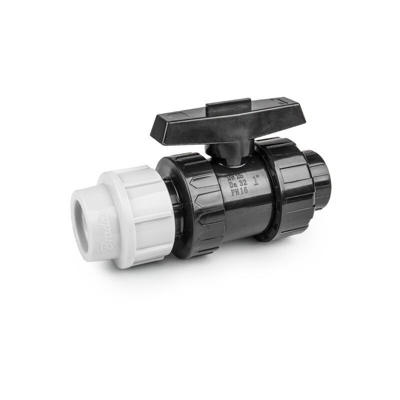 Lem Select - Valvola a sfera PN16 per tubi in PE da 32 mm / 1' attacco filettato femmina