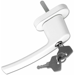 Tectake - 2 maniglie per finestre richiudibili - bianco precio