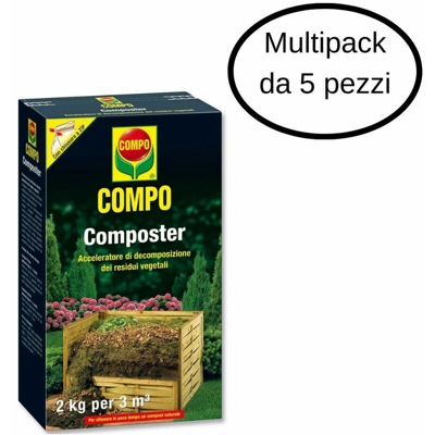 ster staggio acceleratore di de sizione multipack 5 pezzi da 2 kg ciascuno - Compo