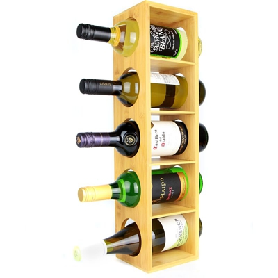 Bamboo Wall Mounted Wine Rack - M&w