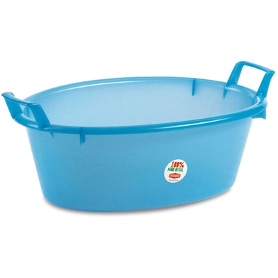 Bacinella Ovale Cm.65 Azzurro