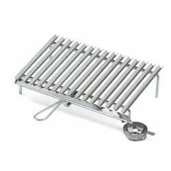 Griglia con recupero grassi Ompagrill acciaio inox -35x50 cm - - en oferta