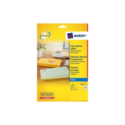 Avery Clear Mini Label- Ink jet - J8551 precio