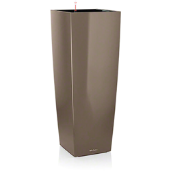Vaso Cubico Color 22 Noce Moscata 22x22xh41 cm - Lechuza características