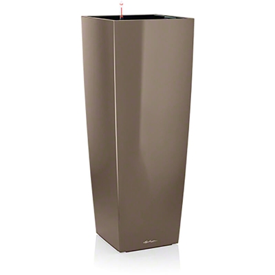 Vaso Cubico Color 22 Noce Moscata 22x22xh41 cm - Lechuza