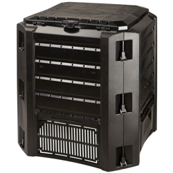 Compogreen 220 L Compogreen in plastica nera, 75,3 (A) (L) x 61 (P) cm - Prosperplast características