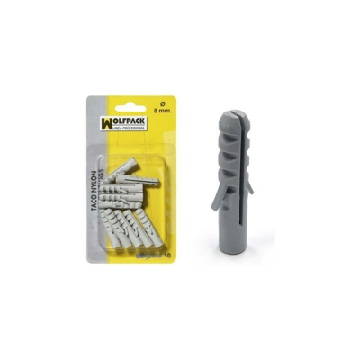 Tacco in nylon da 10 mm. (10 pezzi)