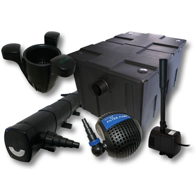 Il set filto bio 60000l 72W UVC Depuratore per stagni 80W Pompa Fontana Skimmer