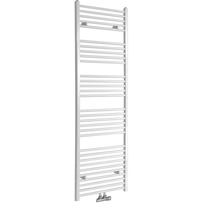 Hudson Reed Neva Scaldasalviette di Design Verticale - Termoarredo Bagno Bianco con Attacco Centrale - 1116W - 1785 x 600mm