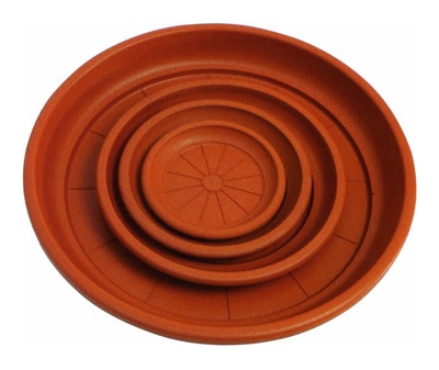 Sottovaso tondo 45 cm per vasi con diametro bocca 60 cm Altezza: 5,7 cm