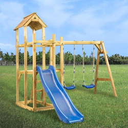 vidaXL Casa Giochi con Scivolo Altalena Scala 285x305x226,5 cm - Multicolore en oferta