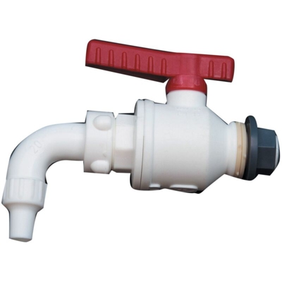 Bucchi - Rubinetto Sfera Nylon 3433 Chp Da 1/2X20 Vino, Agricoltura E Fai A Te Conf.5Pz