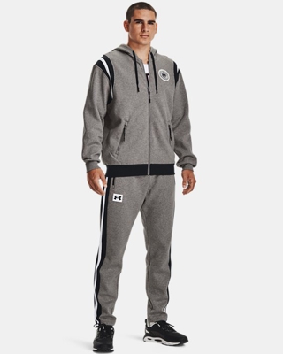 Felpa con cappuccio UA Rival Fleece Alma Mater Full-Zip da uomo
