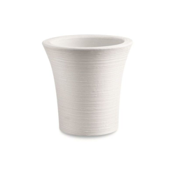 Vaso tondo in resina 'Mimosa' 30 cm. Bianco características