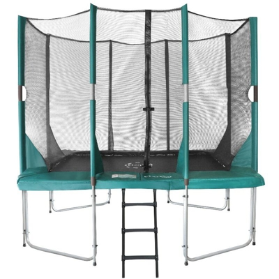 Etan - SOLO TRAMPOLINO Tappeto elastico rettangolare 281x201cm con rete di sicurezza - verde. Ottimo rapporto qualità-prezzo