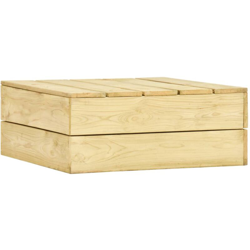 Tavolo da Giardino 75x75x31 cm in Legno di Pino Impregnato - Verde - Vidaxl características