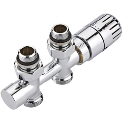 Hudson Reed Valvola Diritta Termostatica Multiblock ad “H” con Adattatore per Radiatori e Scaldasalviette – Tubi in Multistrato 14 mm en oferta