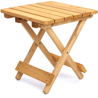 Trueshopping - Tavolino pieghevole robusto per giardino, patio, interni
