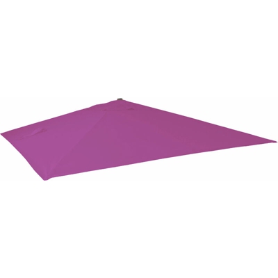 Telo copertura per ombrelloni quadrati decentrati 295x295cm viola