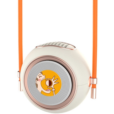 Ventilatore per collana Mini Ventilatori indossabili Ventilatore con archetto da collo USB Ricaricabile Silenzioso Ventilatore a mano libera a 2