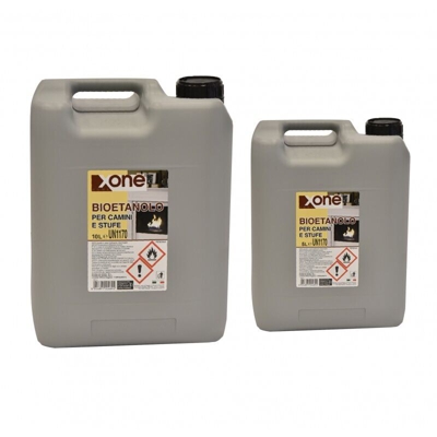 Xone - COMBUSTIBILE 10 lt BIOETANOLO X CAMINETTI - stufe RISCALDAMENTO MADE IN ITALY