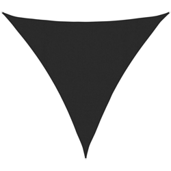 Vela Parasole 160 g/m² Nera 4x4x4 m in HDPE - Nero - Vidaxl en oferta