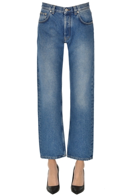 Straight leg jeans