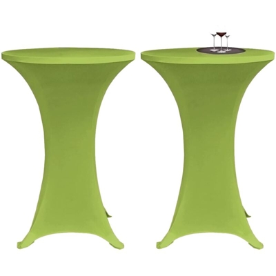 Copertura Elastica per Tavolo 2 pezzi 70 cm Verde - Verde - Youthup