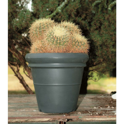 Vaso resina Doppio Bordo Liscio cm. 130 Antracite en oferta