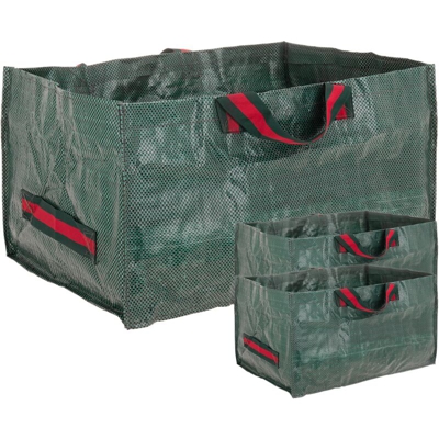PrimeMatik - Sacchetti per la pulizia del giardino 36L 48 x 30 x 25 cm 3 unità