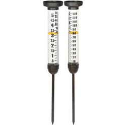 Misuratore di Pioggia 130 mm TH86 - Trasparente - Esschert Design en oferta