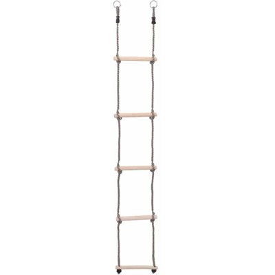vidaXL Scala a 5 Gradini 210 cm in Legno Massello di Pino - Marrone