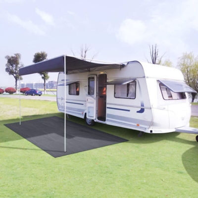 vidaXL Tappeto da Tenda 250x500 cm Antracite - Antracite