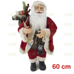 Babbo Natale Bianco con Musica e Movimento 55 cm Con Violino - 48993 precio