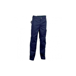 Rabat pantalone da lavoro Blu taglia XXXL per primavera estate in poliestere e cotone con tasche alle ginocchiere Blu XXXL - Cofra en oferta