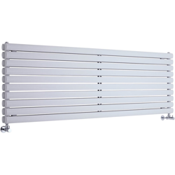 Hudson Reed Revive Radiatore Termoarredo di Design Orizzontale Moderno - Termosifone Con Finitura In Bianco - Design a Colonna Ovale - 590 x 1780 x en oferta