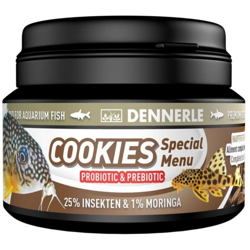 Cookies Special Menu 100ml - alimento completo per pesci da fondo in chips da 8mm - Dennerle precio