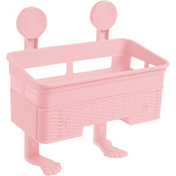 Portaoggetti da bagno Portaoggetti da parete Portaoggetti adesivo con cassetto per bagno di casa Toilette Doccia Cucina Ripostiglio,Rosa precio