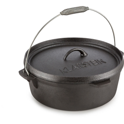 Klarstein - Hotrod 60 Dutch Oven Pentola BBQ 6 quarti / 5,7 litri Ghisa Nero precio