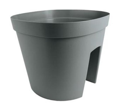 Vaso cassetta in plastica Monaco cm 30x30 colore grigio 95537 en oferta