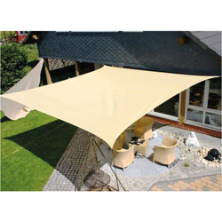 Telo vela quadra ecru' ombreggiante con occhielli 3x3 mt per ombra da giardino parcheggio en oferta