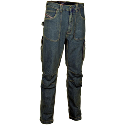 Cofra ® - JEANS BARCELONA COFRA PANTALONE DA LAVORO ELASTICIZZATO ANTINFORTUNISTICA | 50 en oferta