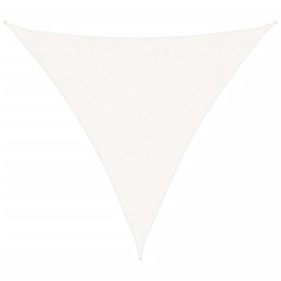 Vela Parasole 160 g/m² Bianca 3x3x3 m in HDPE - Bianco - Vidaxl