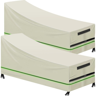 Fodera per poltrona reclinabile impermeabile beige 2 pezzi