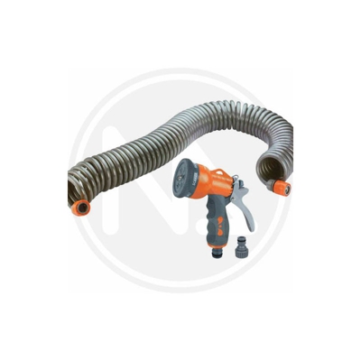 TUBO ESTENSIBILE INNAFFIO A SPIRALE CON LANCIA max 15MT - Papillon