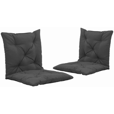 YOUTHUP Cuscini per Sedie a Dondolo 2 pz Antracite 50 cm in Tessuto - Antracite