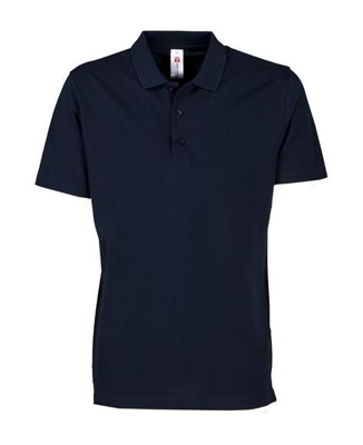 Polo 3 bottoni blu Manovre MNV-403 (L)