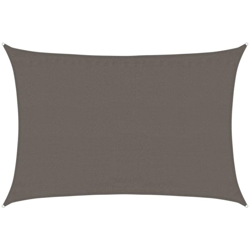 vidaXL Vela Parasole 160 g/m² Antracite 3,5x4,5 m in HDPE - Antracite características