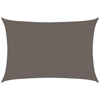 vidaXL Vela Parasole 160 g/m² Antracite 3,5x4,5 m in HDPE - Antracite