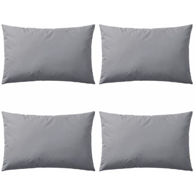 Asupermall - Cuscini da Esterno 4 pz 60x40 cm Grigi